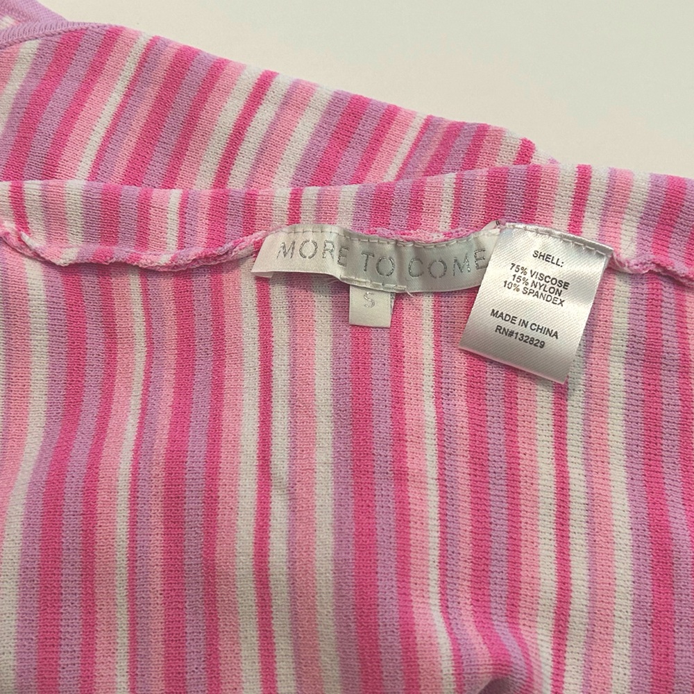 REVOLVE x MORE TO COME Demi Twist Back Top in Pink Multi - Picture 4 of 4